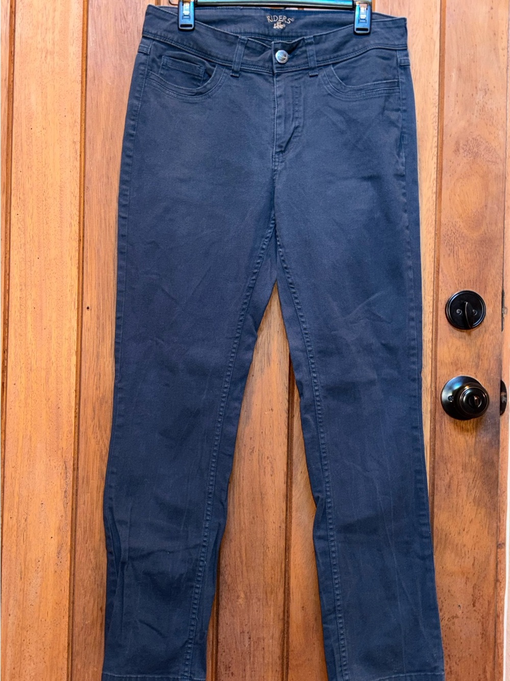 Riders by Lee Women's Straight Leg Navy Jeans